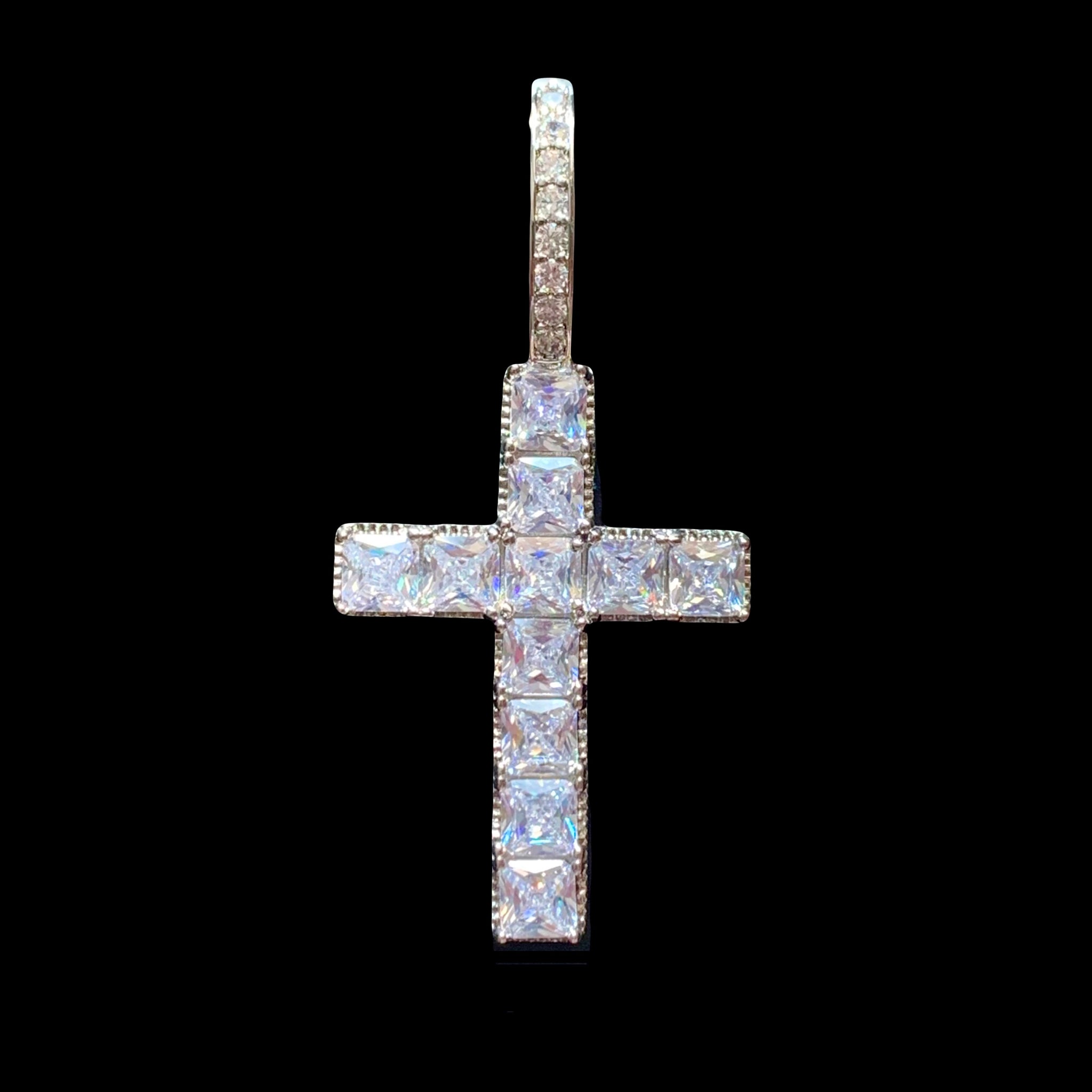 Baguette Cross Pendant