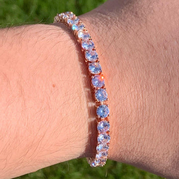 Tennis Bracelet Rose Gold 4mm