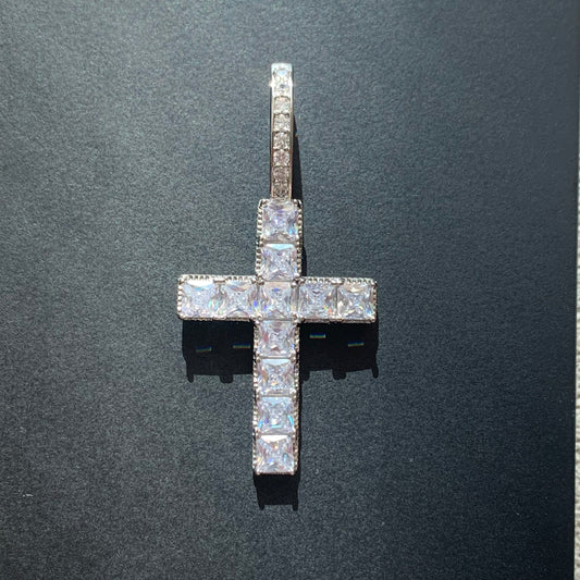 Baguette Cross Pendant